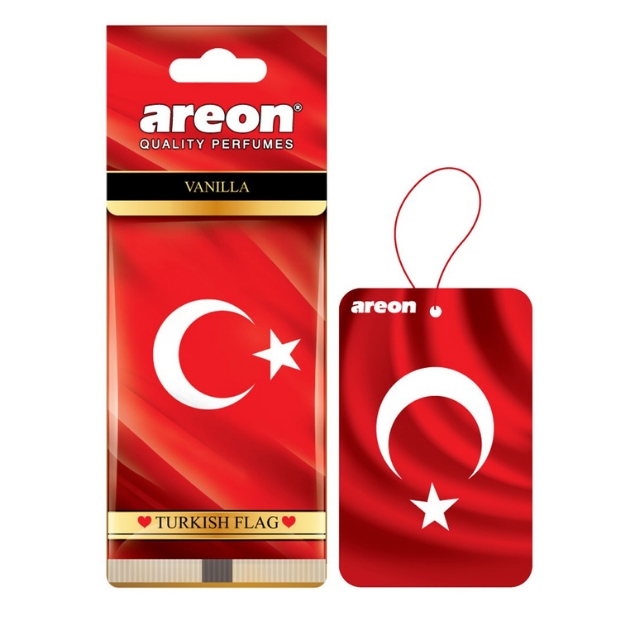 AREON%20TÜRK%20BAYRAĞI%20VANILLA%20OTO%20ARAÇ%20KOKUSU