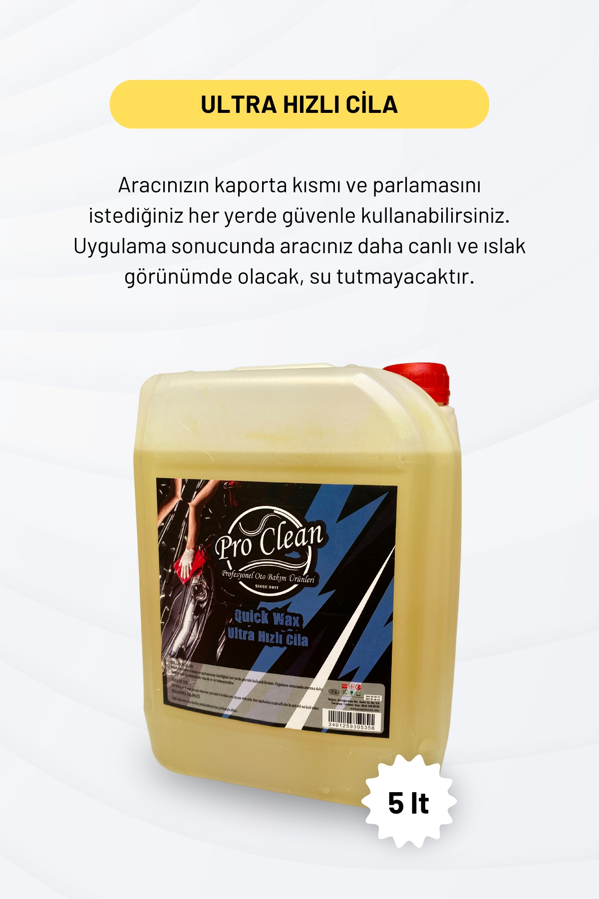 PROCLEAN%20Seramik%20Görünümlü%20Ultra%20Hızlı%20Cila%205%20lt.