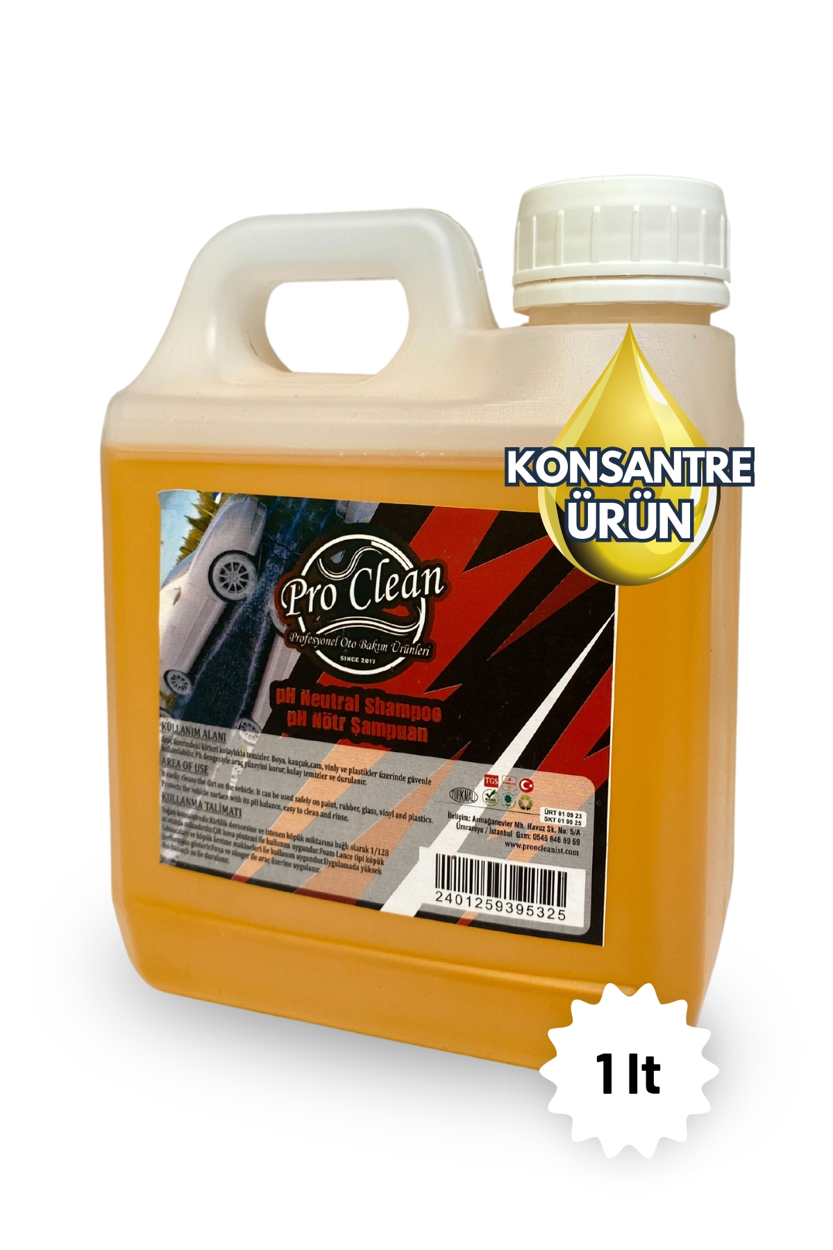 PROCLEAN%20Ph%20Nötr%20Oto%20Şampuanı%201lt