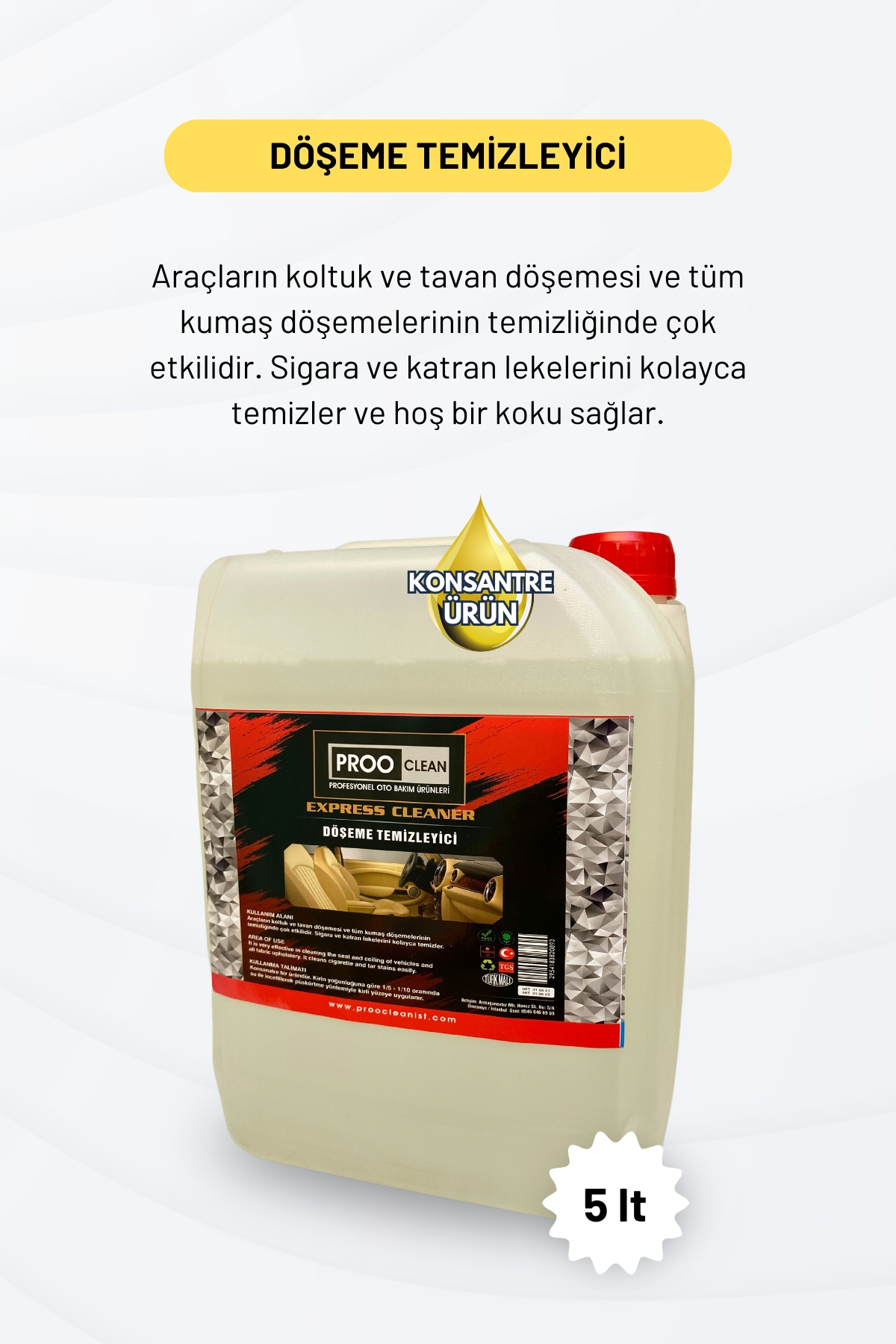 PROCLEAN%20Döşeme%20Temizleyici%205%20Lt.