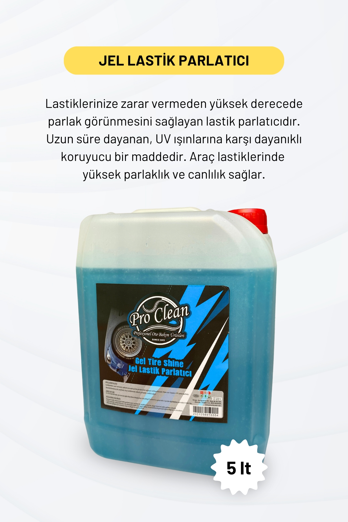 PROOCLEAN%20Jel%20Lastik%20Parlatıcı%205%20lt.