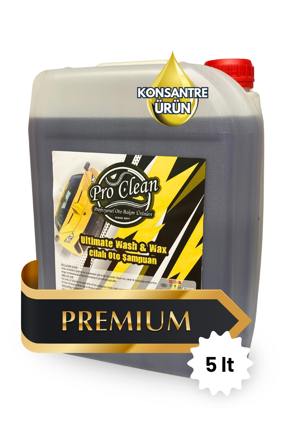 ProClean%20Cilalı%20Oto%20Şampuanı%20Premium%205lt