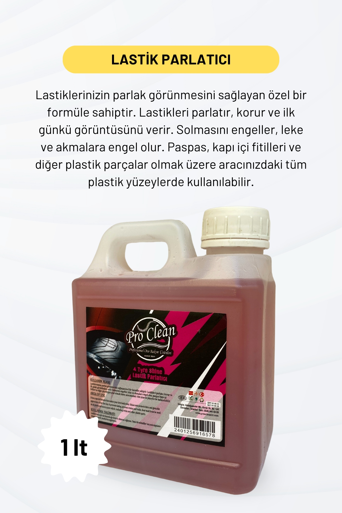 Proclean%20Lastik%20Parlatıcı%20Sıvı%201lt