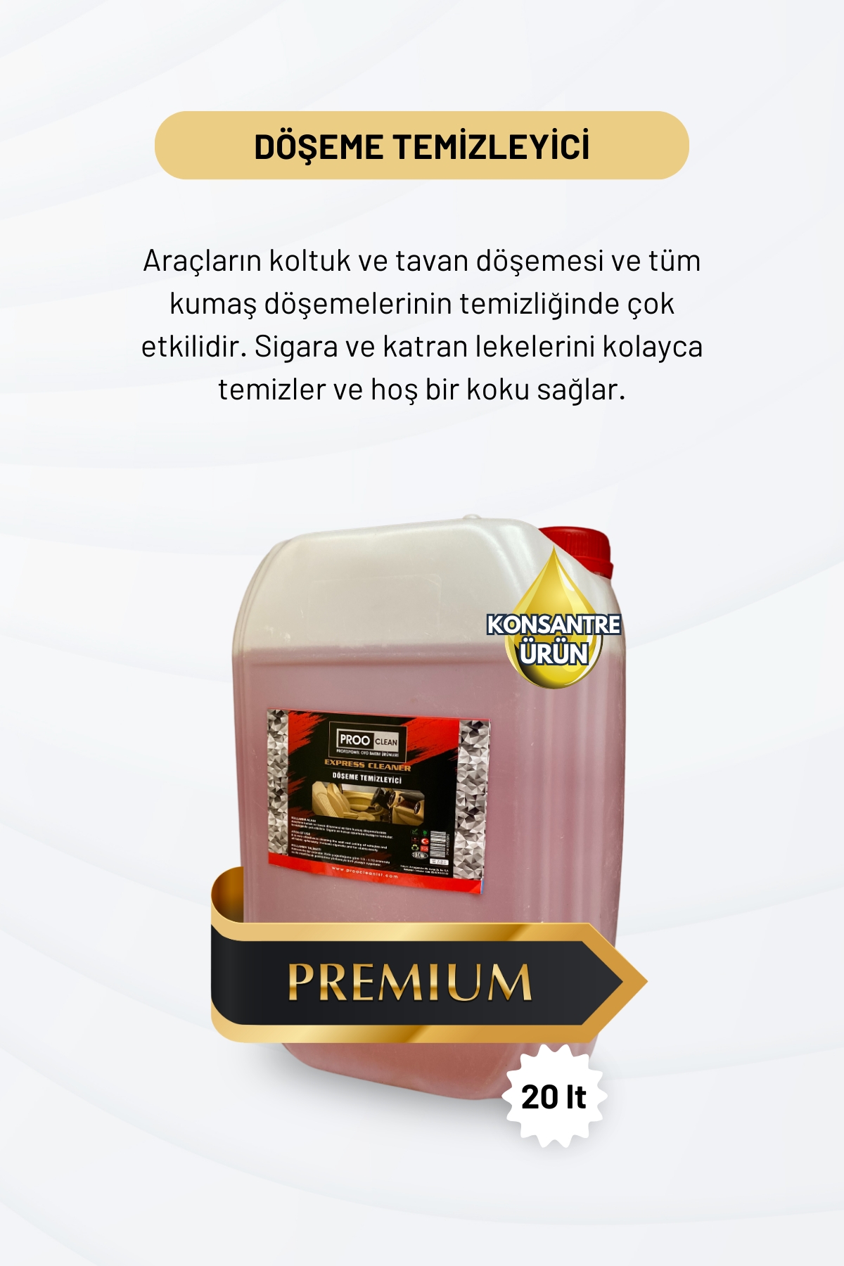 ProClean%20Oto%20Döşeme%20Temizleyici%20Premium%2020lt