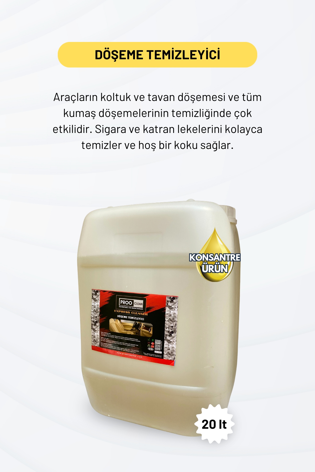 PROOCLEAN%20Döşeme%20Temizleyici%2020%20Lt.